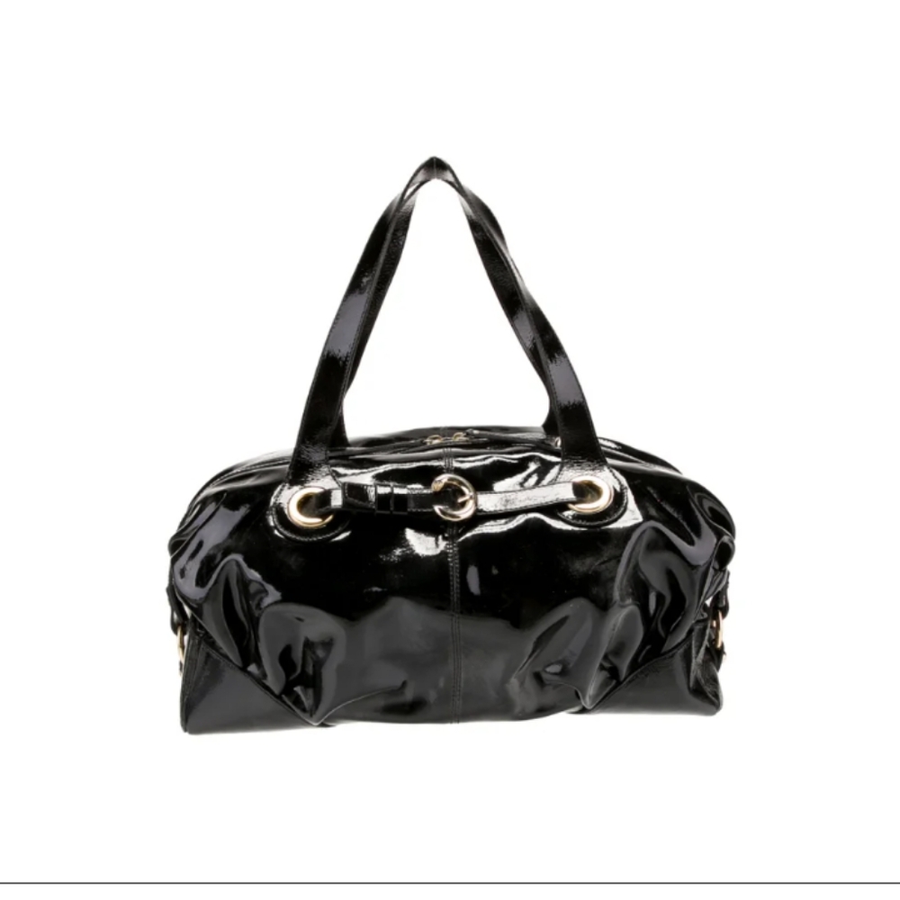 Francesco Biasia Shoulder BagBlack Patent Leather